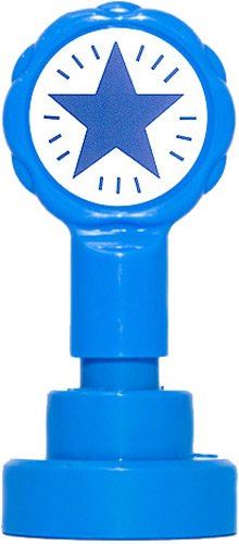 Blue Star - Self inking teacher reward xstamper xclamations stamp