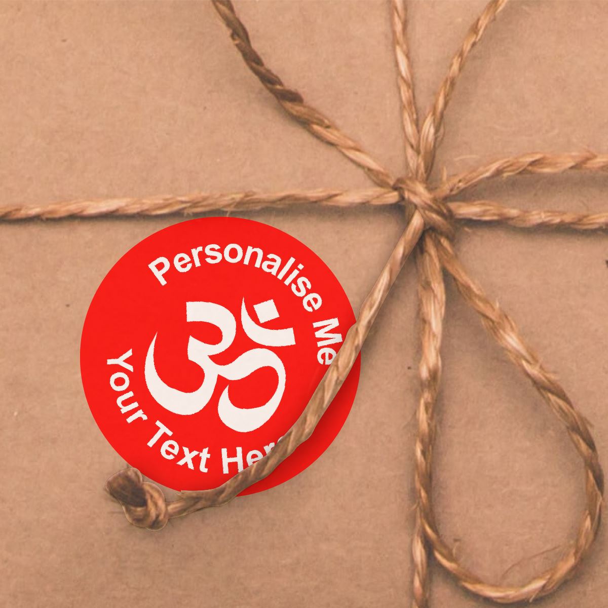144 Personalised Hindu Om 30mm Reward Stickers for School Teachers, Parents and Nursery