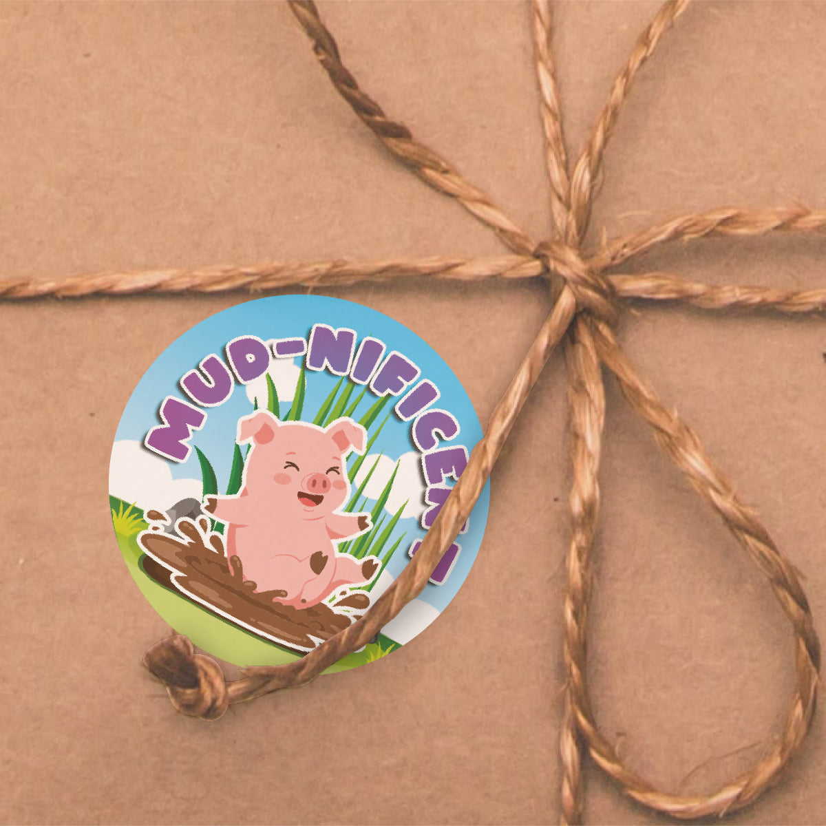 144 Pig Praise Words 30mm Reward Stickers for Schools, Teachers and Parents