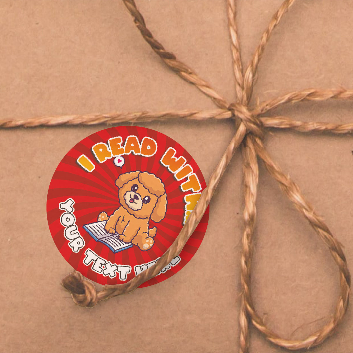 144 I Read With... 30mm Personalised Reading Stickers for Schools, Teachers, Parents and Nurseries