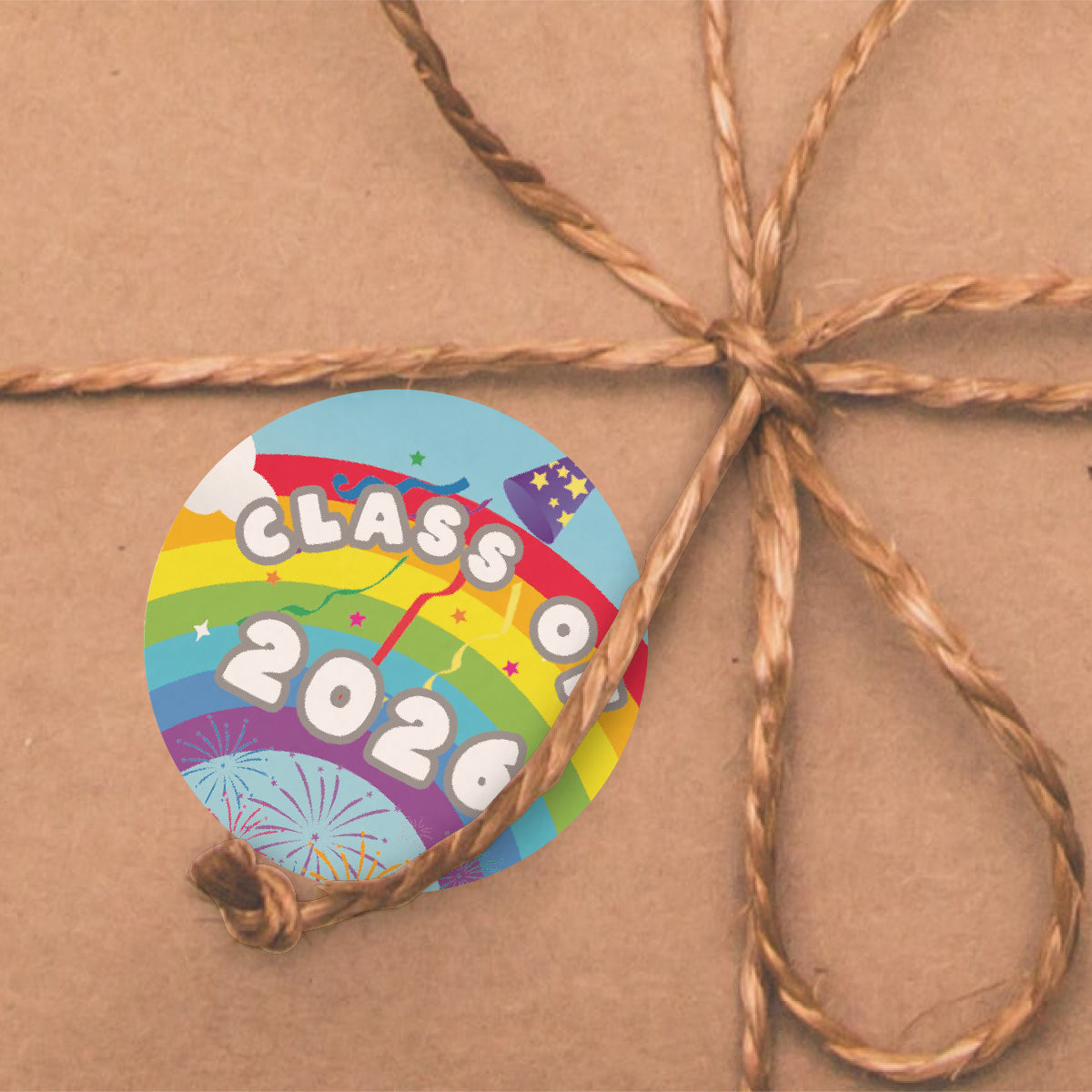 144 End of School Year Stickers - Class of Term Teacher Reward Stickers Size 30mm