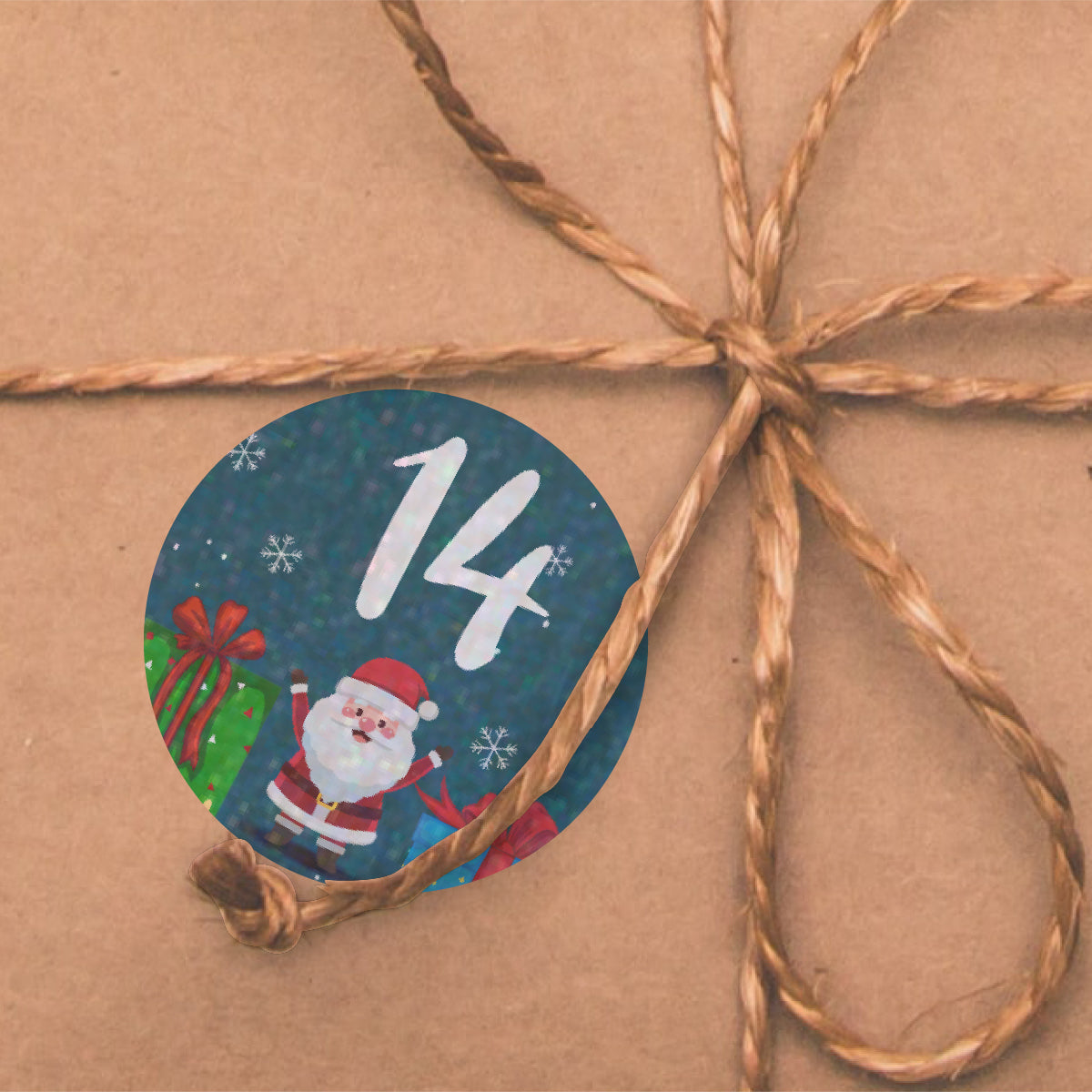 96 Sparkle Christmas Countdown Advent Stickers 30mm + 60 Free Sparkle Smiles Reward Stickers for Teachers, Parents and Schools