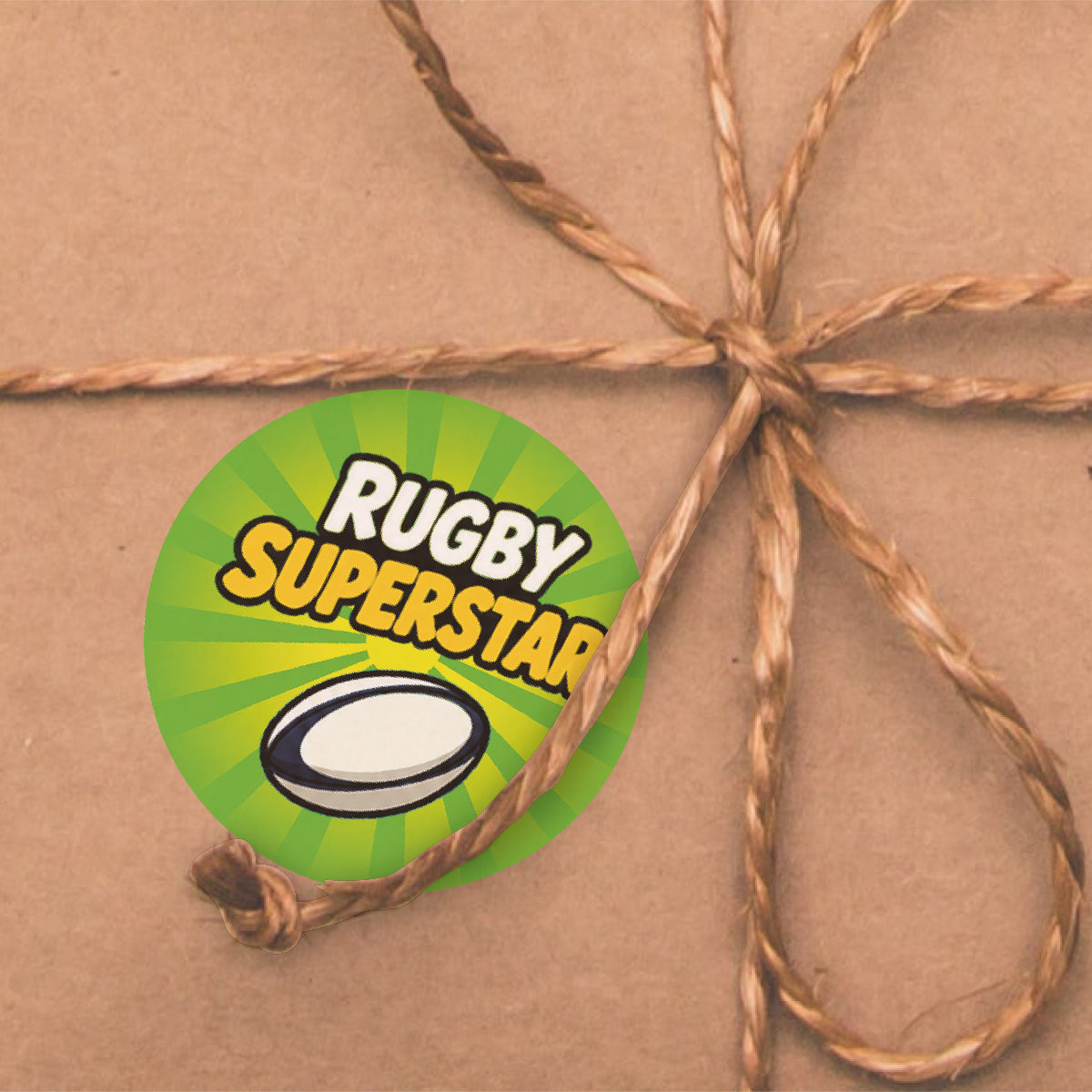 144 Rugby Superstar Stickers - 30mm - Glossy Reward Stickers for Teachers, Coaches & Parents