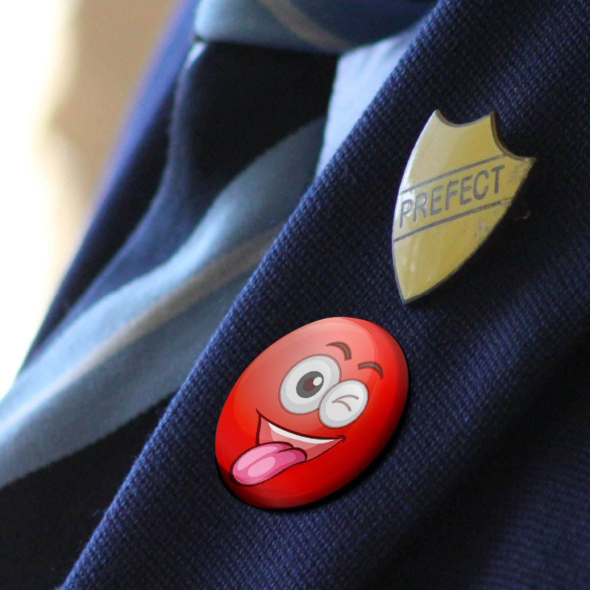 Sticker Stocker - Red Clown Nose Reward Button Badges (Pack of 20 Pin Badges - 38mm)