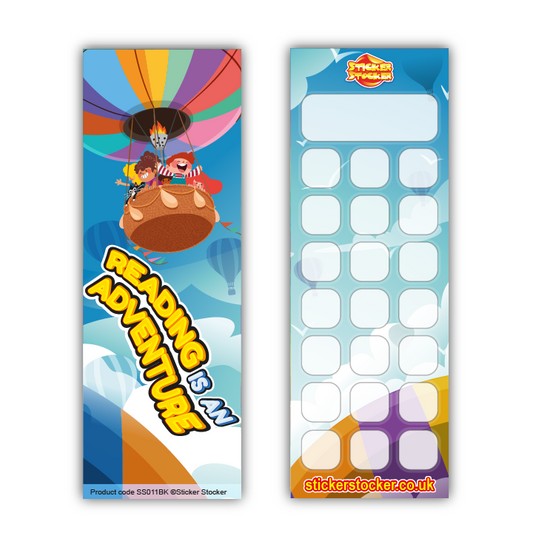 Sticker Stocker - 30 Flying High Classroom Reading Reward Bookmarks Ideal for School Teachers