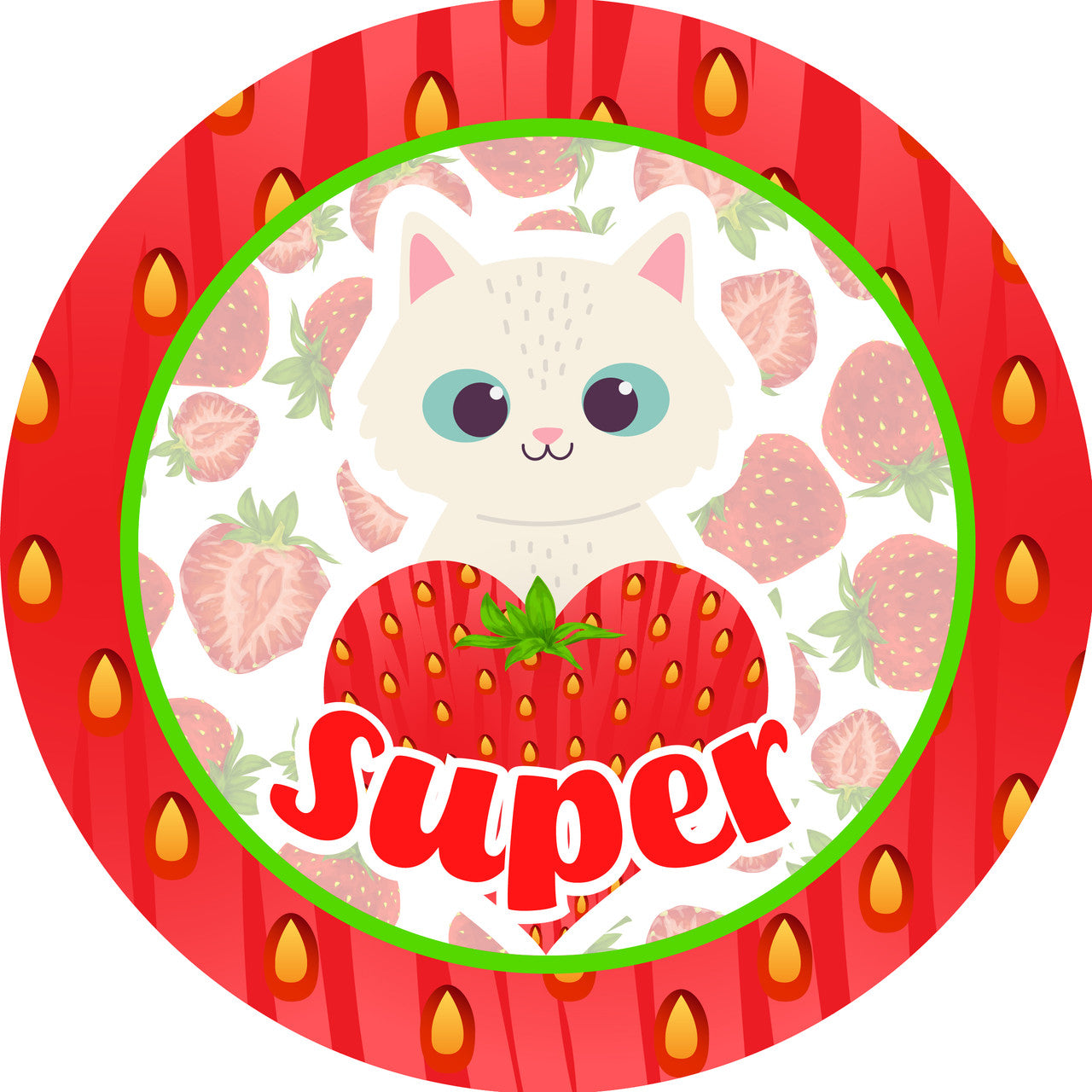 Sticker Stocker 120 Strawberry Heart Animal 30mm Scented Reward Stickers for Teachers, Parents and Party Bags