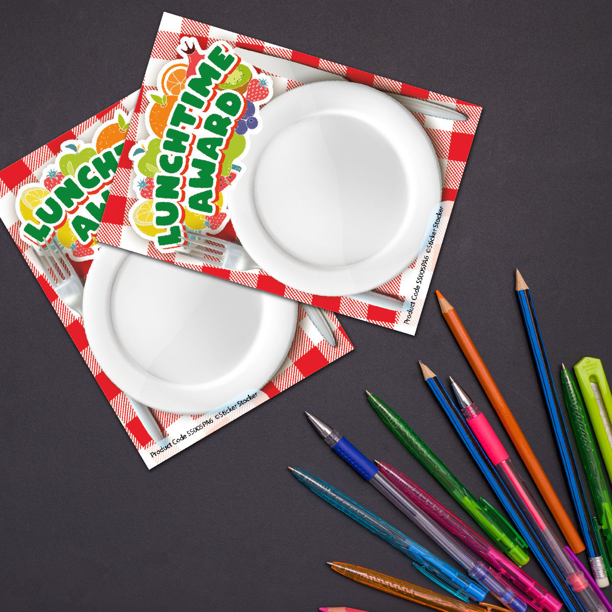 Sticker Stocker - A6 Praise Note Pad 100 Sheet Incentive Chart Rewards - Lunchtime Award