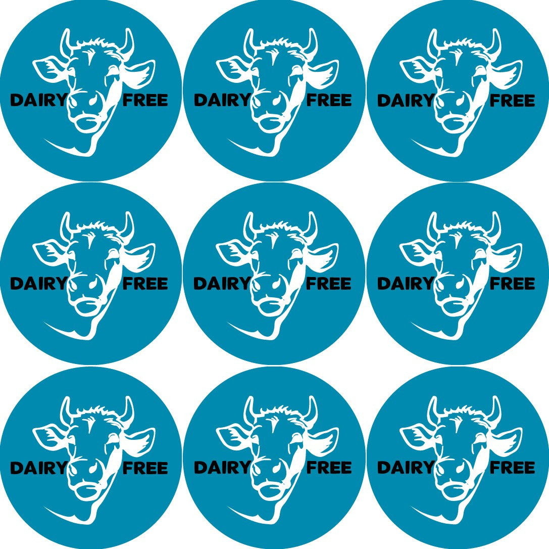 Sticker Stocker - 144 Dairy Free 30mm Food Labels