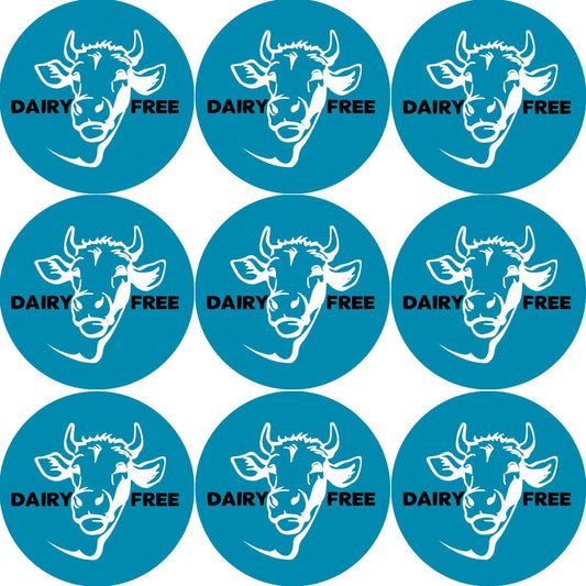 Sticker Stocker - 144 Dairy Free 30mm Food Labels