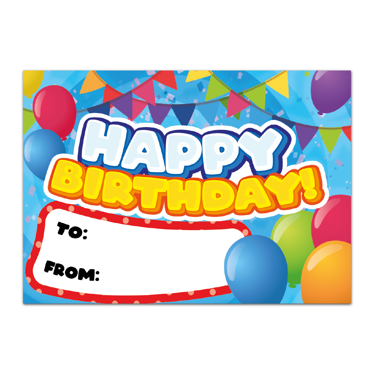 Sticker Stocker - A6 Praise Pad 100 Sheet Incentive Chart Rewards - Happy Birthday