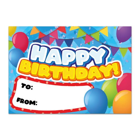 Sticker Stocker - A6 Praise Pad 100 Sheet Incentive Chart Rewards - Happy Birthday