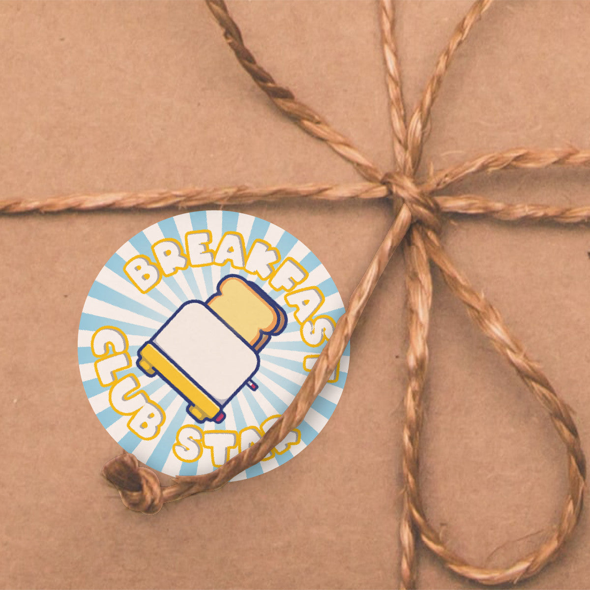 144 Breakfast Club Star 30 mm Reward Stickers for Teachers, Parents and Party Bags