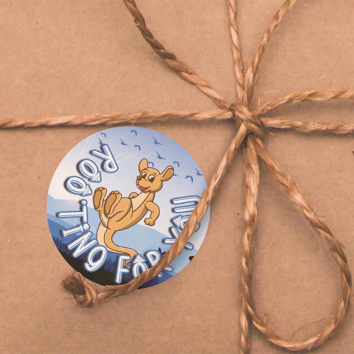 Sticker Stocker 144 Kool Kangaroo Praise Stickers - 30mm - Glossy Reward Stickers for Teachers & Parents