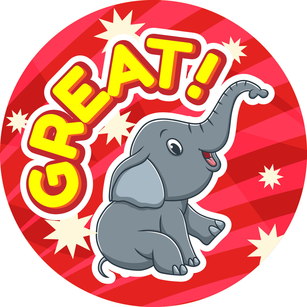 Sticker Stocker 144 Keep It Up Animal Praise Stickers - 30mm - Glossy Reward Stickers for Teachers & Parents