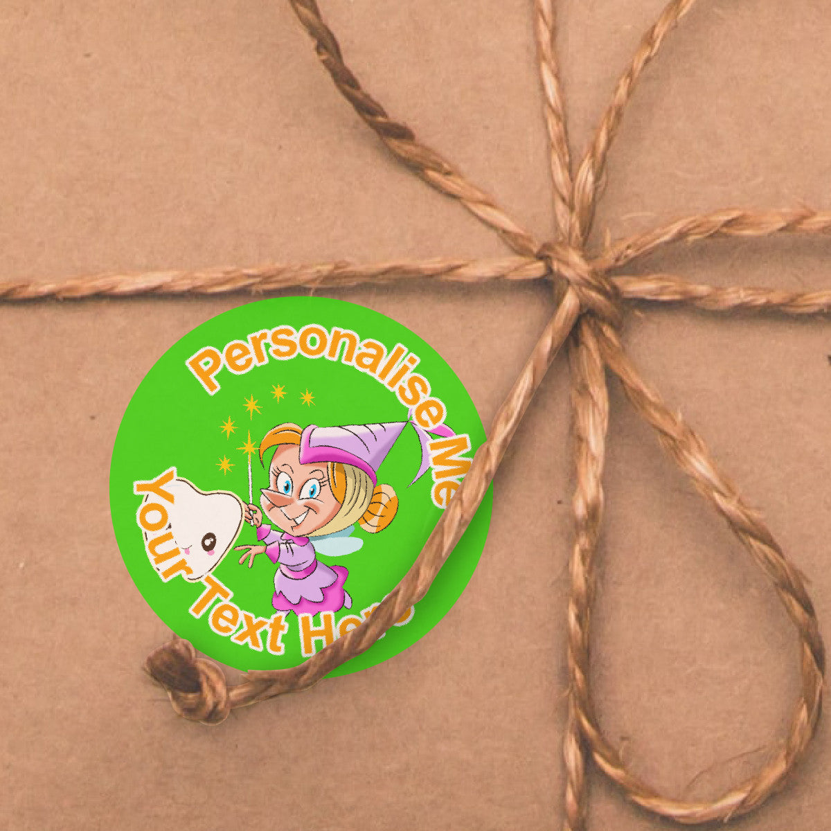 Sticker Stocker -144 Personalised 30mm Tooth Fairy Reward Stickers for School Teachers, Parents and Nursery