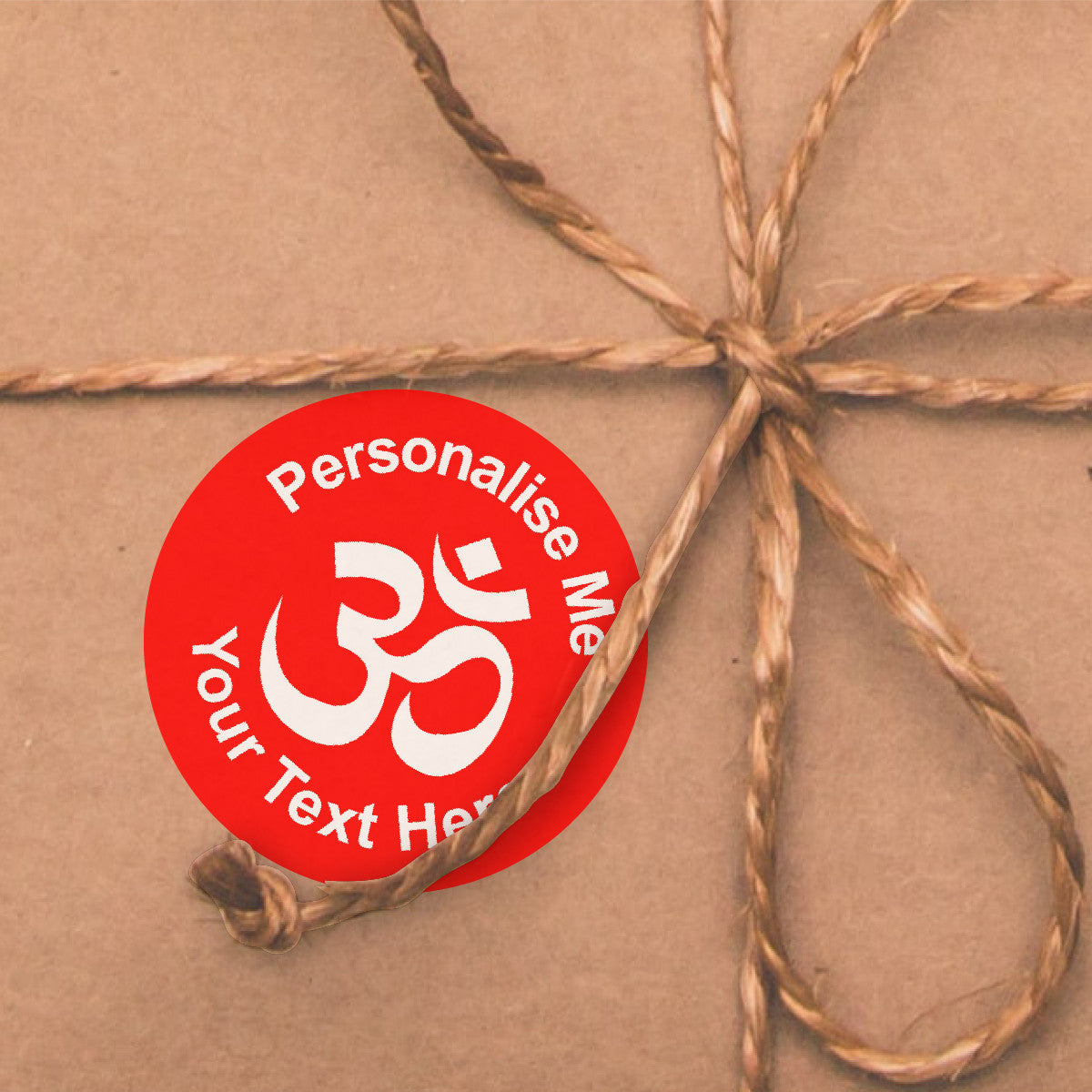 Sticker Stocker - 144 Personalised Hindu Om 30mm Reward Stickers for School Teachers, Parents and Nursery
