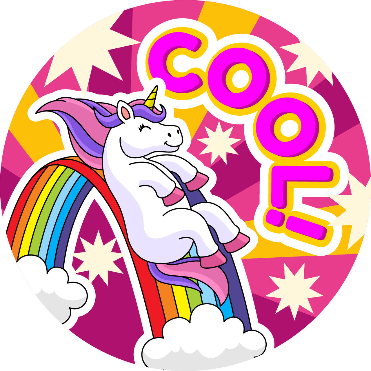 Sticker Stocker 144 Cool Animal Praise Stickers - 30mm - Glossy Reward Stickers for Teachers & Parents
