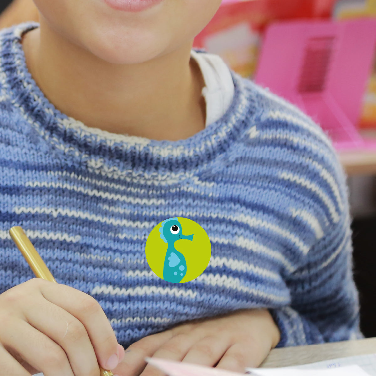 144 Deep Blue Sea 30mm Children's Reward Stickers for Teachers or Parents