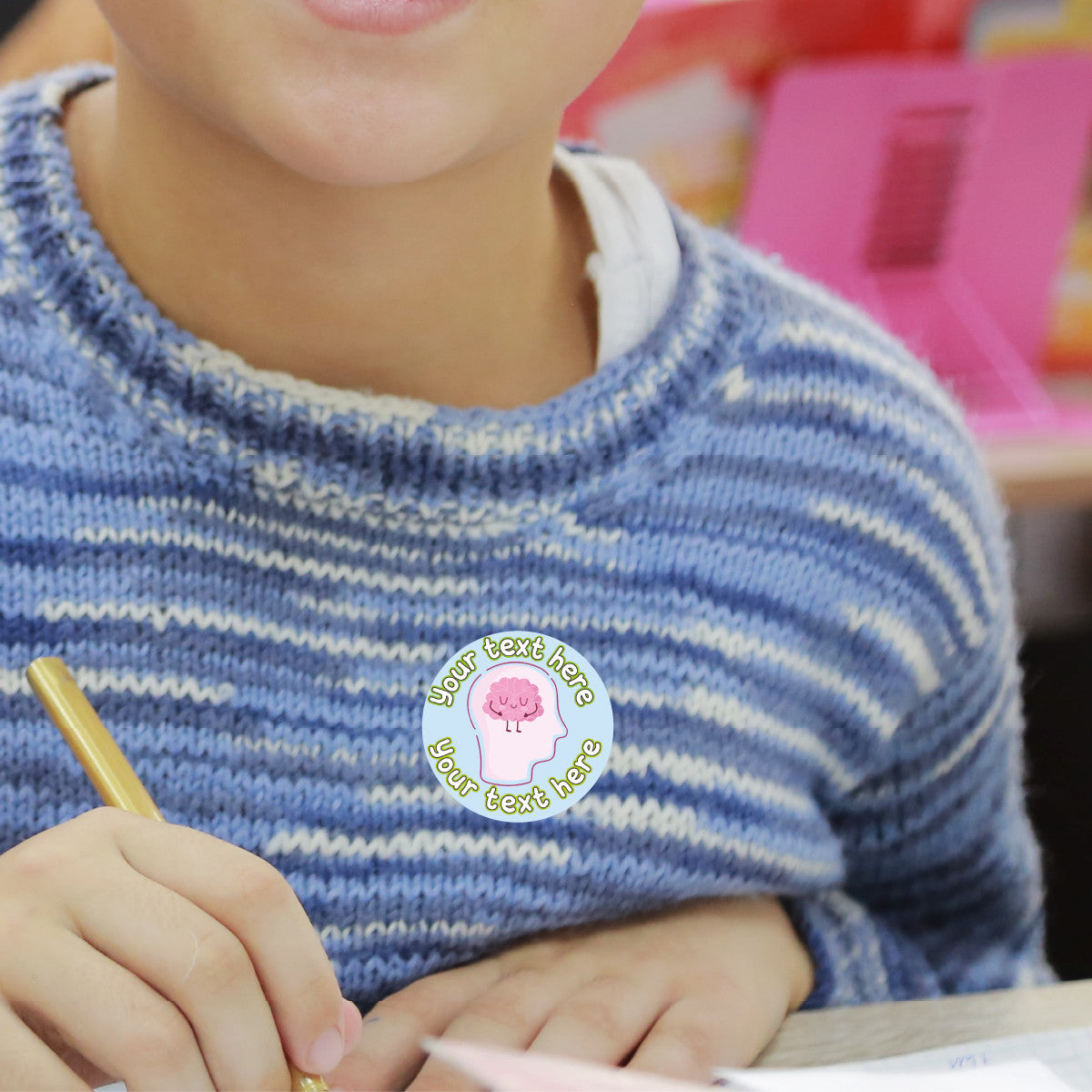 144  Mental Health Awareness Personalised 30mm Stickers