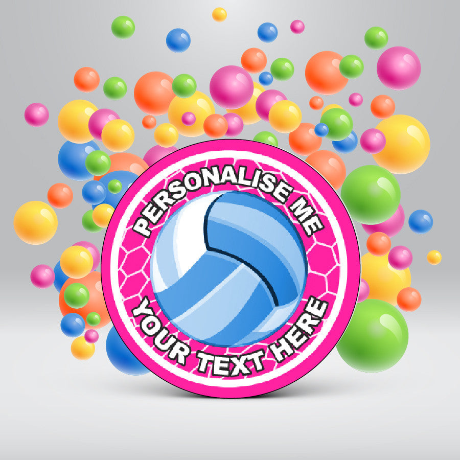 Sticker Stocker - 144 Personalised 30mm Netball Reward Stickers for Sports School Teachers Parents