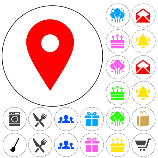 Sticker Stocker - 900 Planner Dots 10mm Spot Stickers for Teachers and Planners