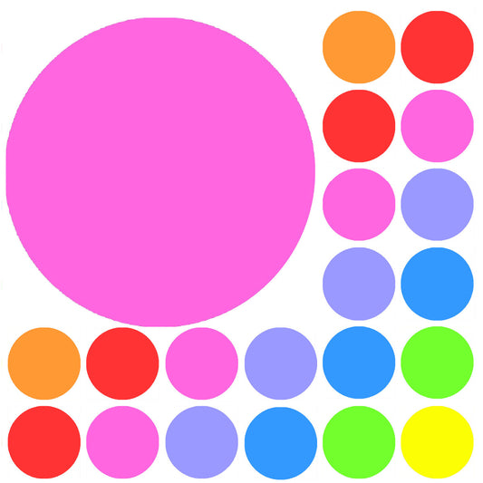 Sticker Stocker 900 Colourful Mini Dot 10mm Spot Reward Stickers for Teachers and Planner Charts