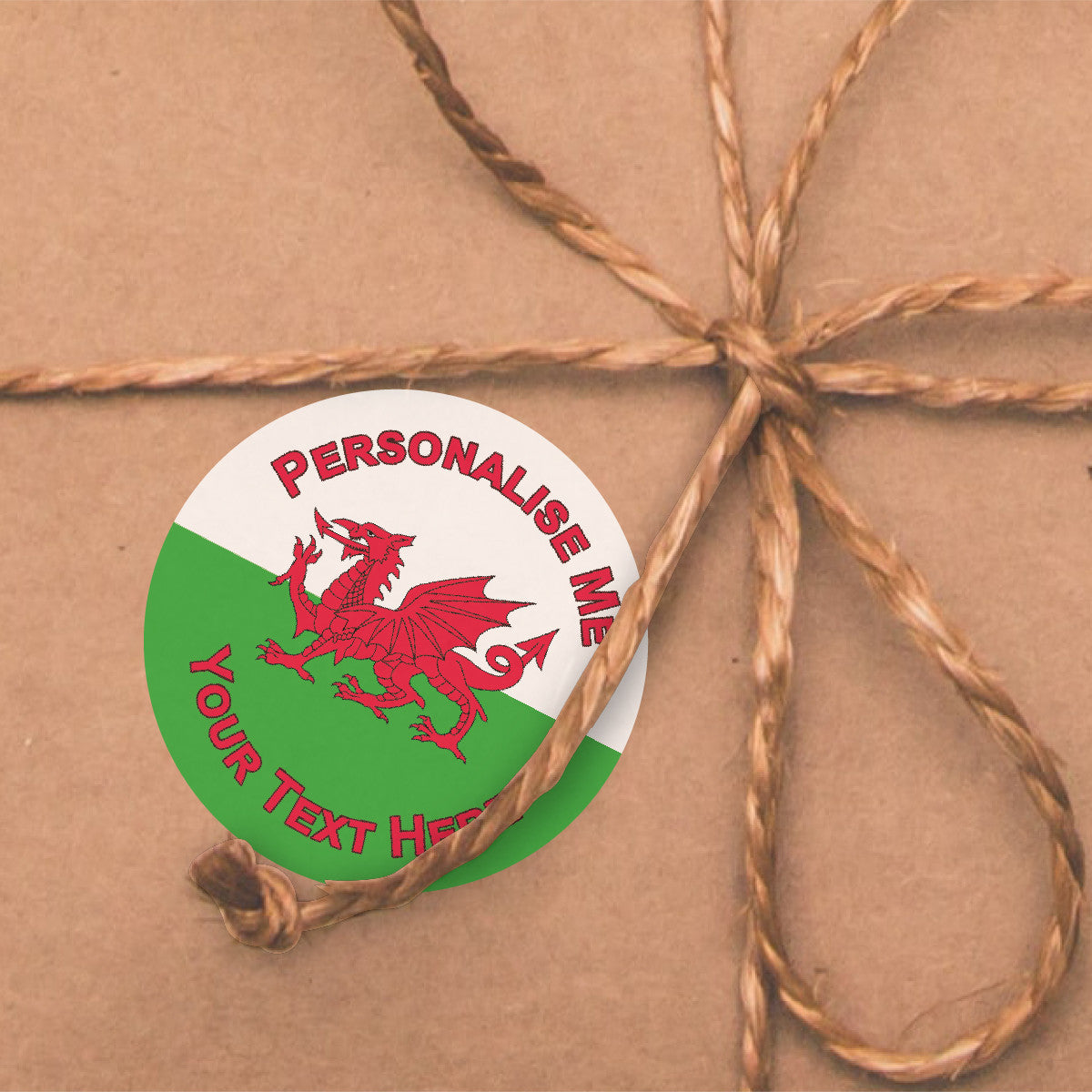 144 Welsh Dragon Flag Personalised 30mm Reward Stickers for School Teachers, Parents and Nursery