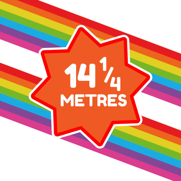 Sticker Stocker - Rainbow Classroom Trimmers 14.25m long Notice Board Display Borders