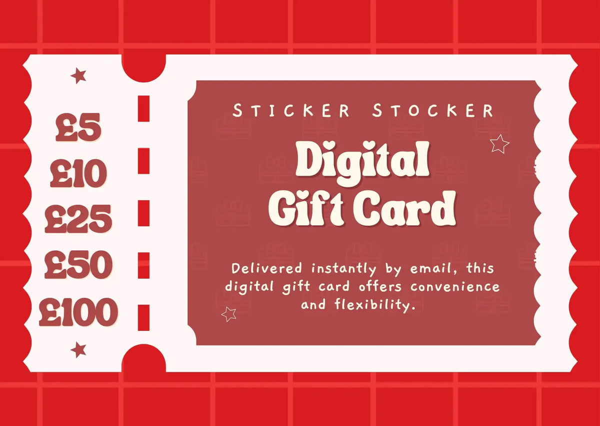 Sticker Stocker Digital Gift Card – Sticker Stocker