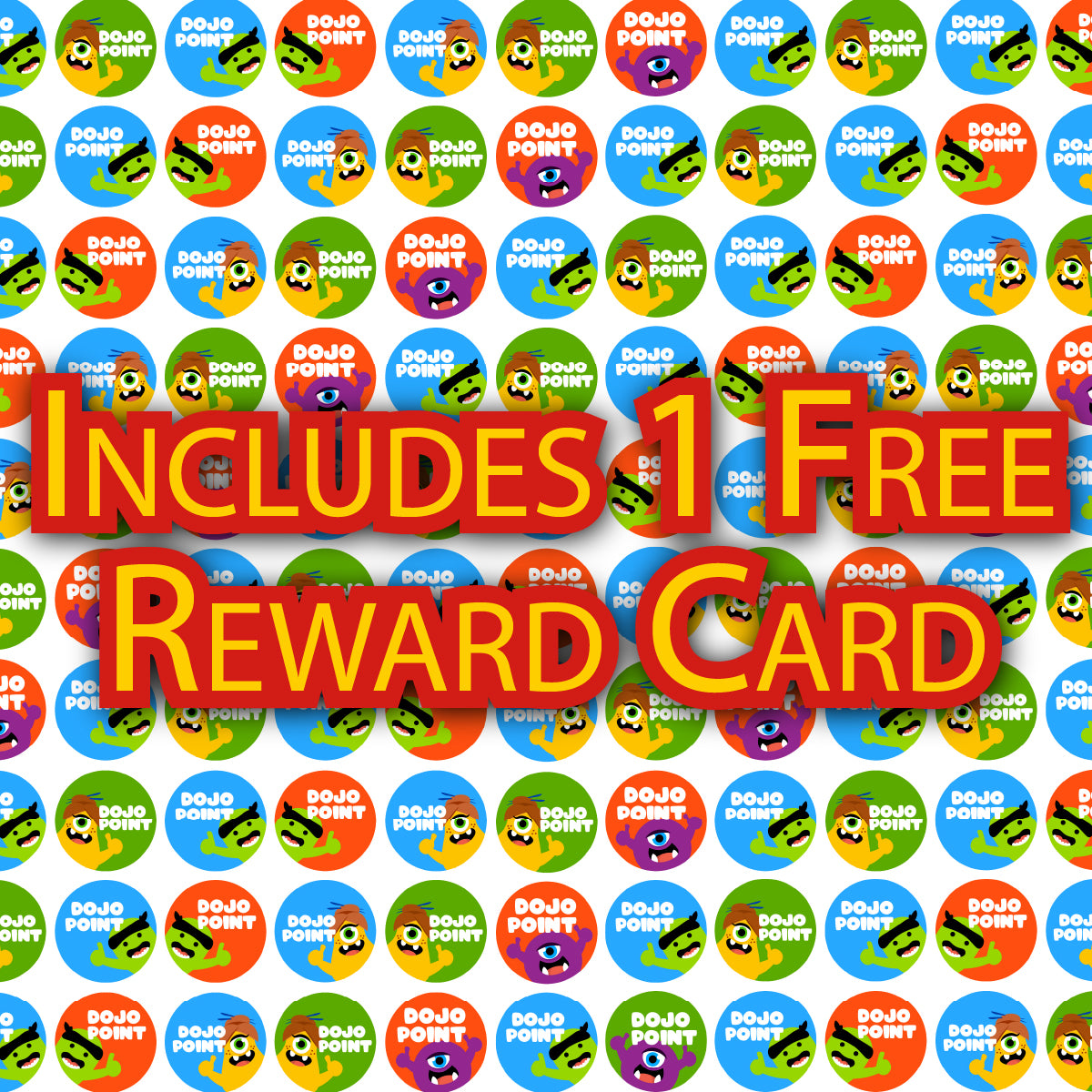 900 Mini Dojo 10mm Glossy Teacher Reward Stickers Spot Stickers Journal Stickers