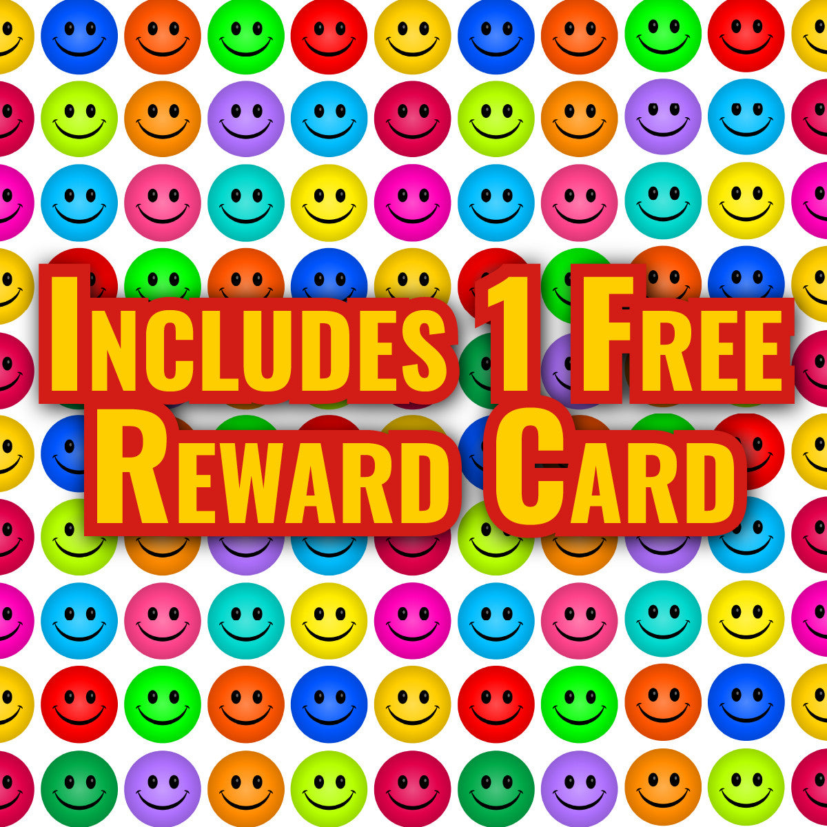 Sticker Stocker - 900 Colourful Mini Smiling Faces Dots 10mm Glossy Spot Stickers - Journal Tracker Stickers