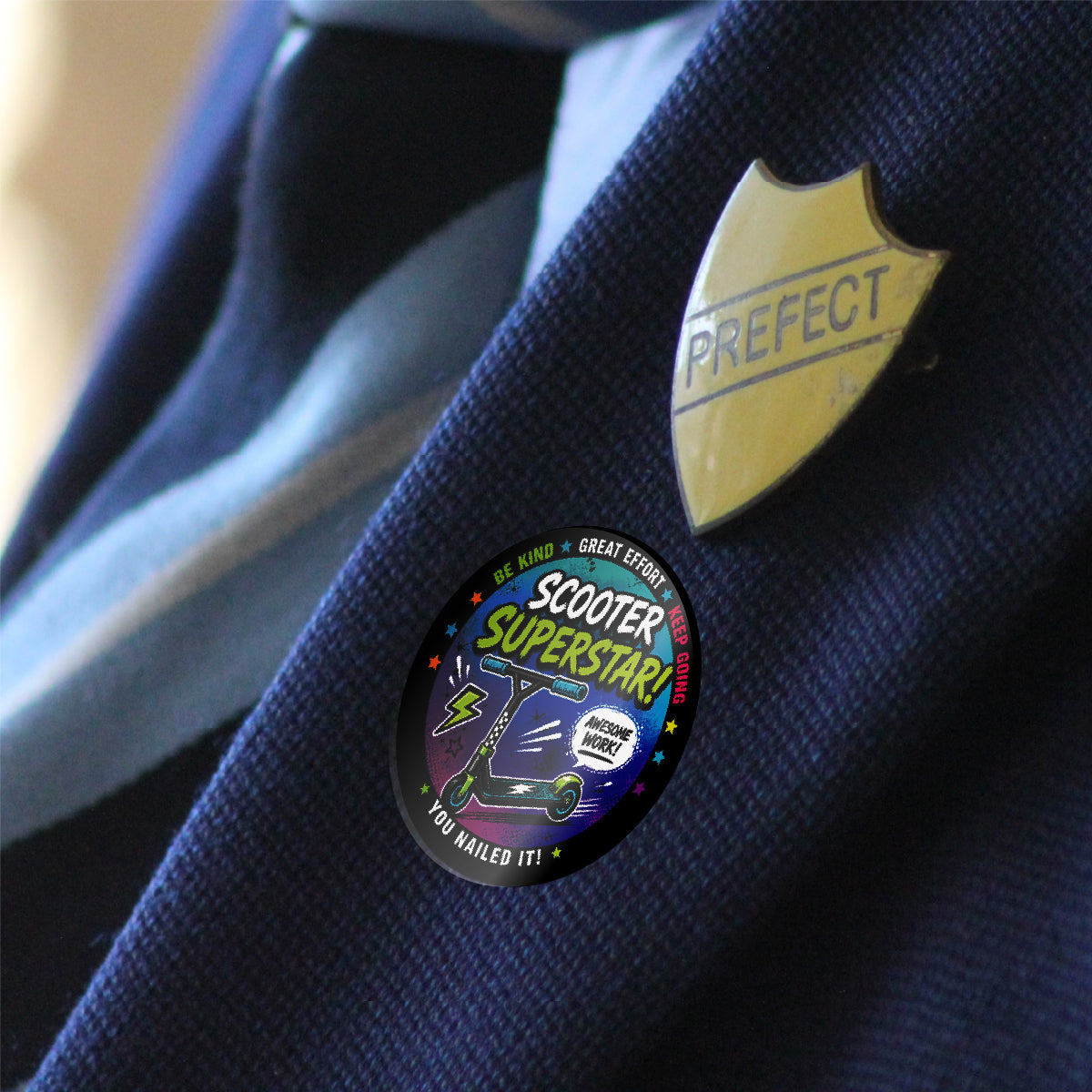 144 Scooter Awards Children's Reward Stickers - 30mm - Parents, Skateparks
