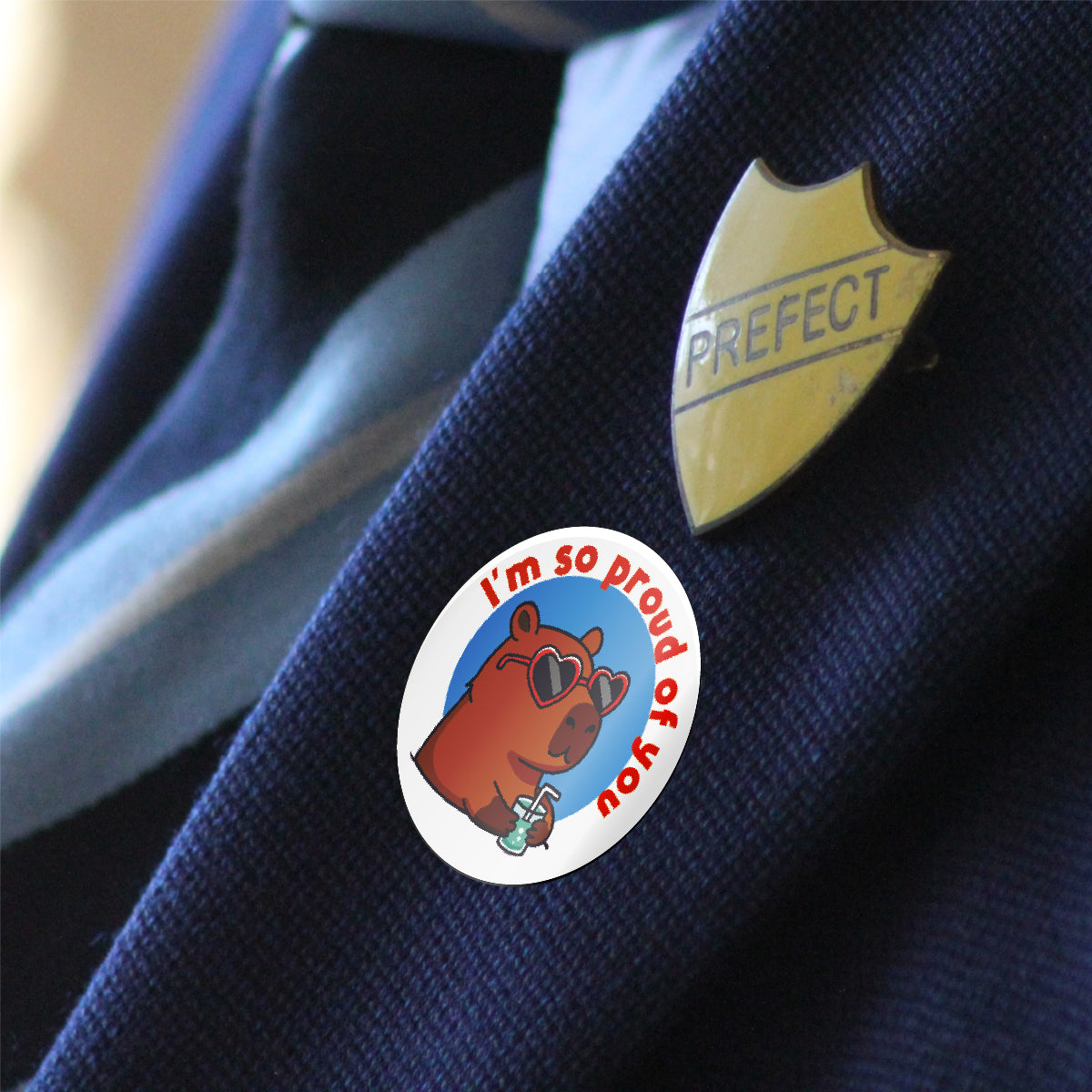 144 Capybara Praise Words 30mm Reward Stickers for Schools, Teachers and Parents