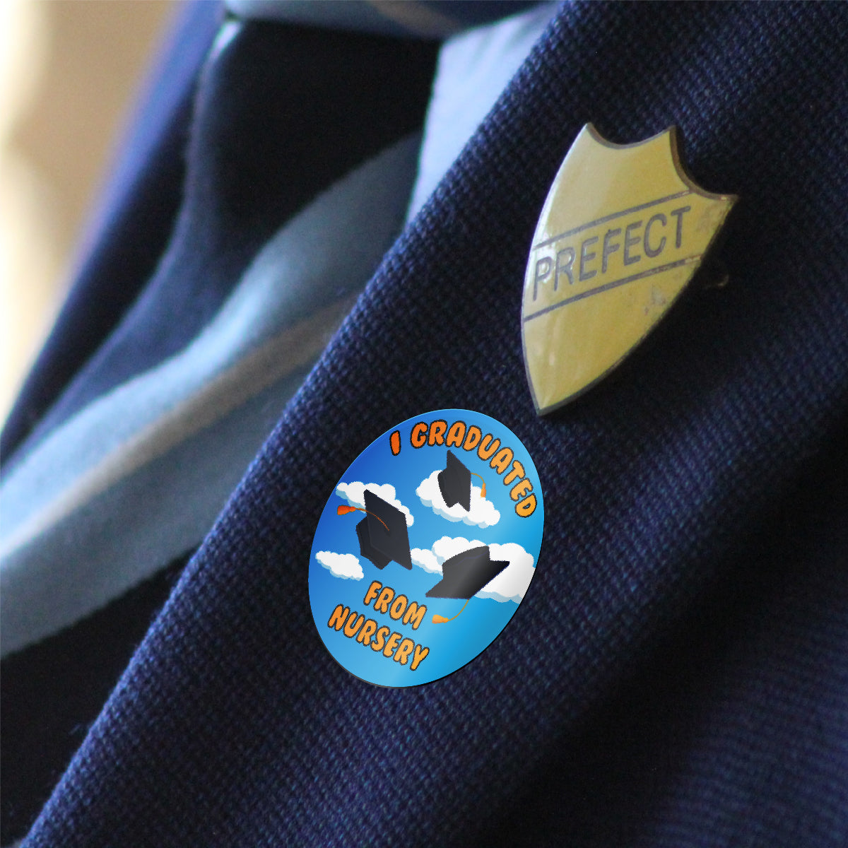 144 Nursery Graduate 30mm Reward Stickers for School Teachers, Parents, Nursery