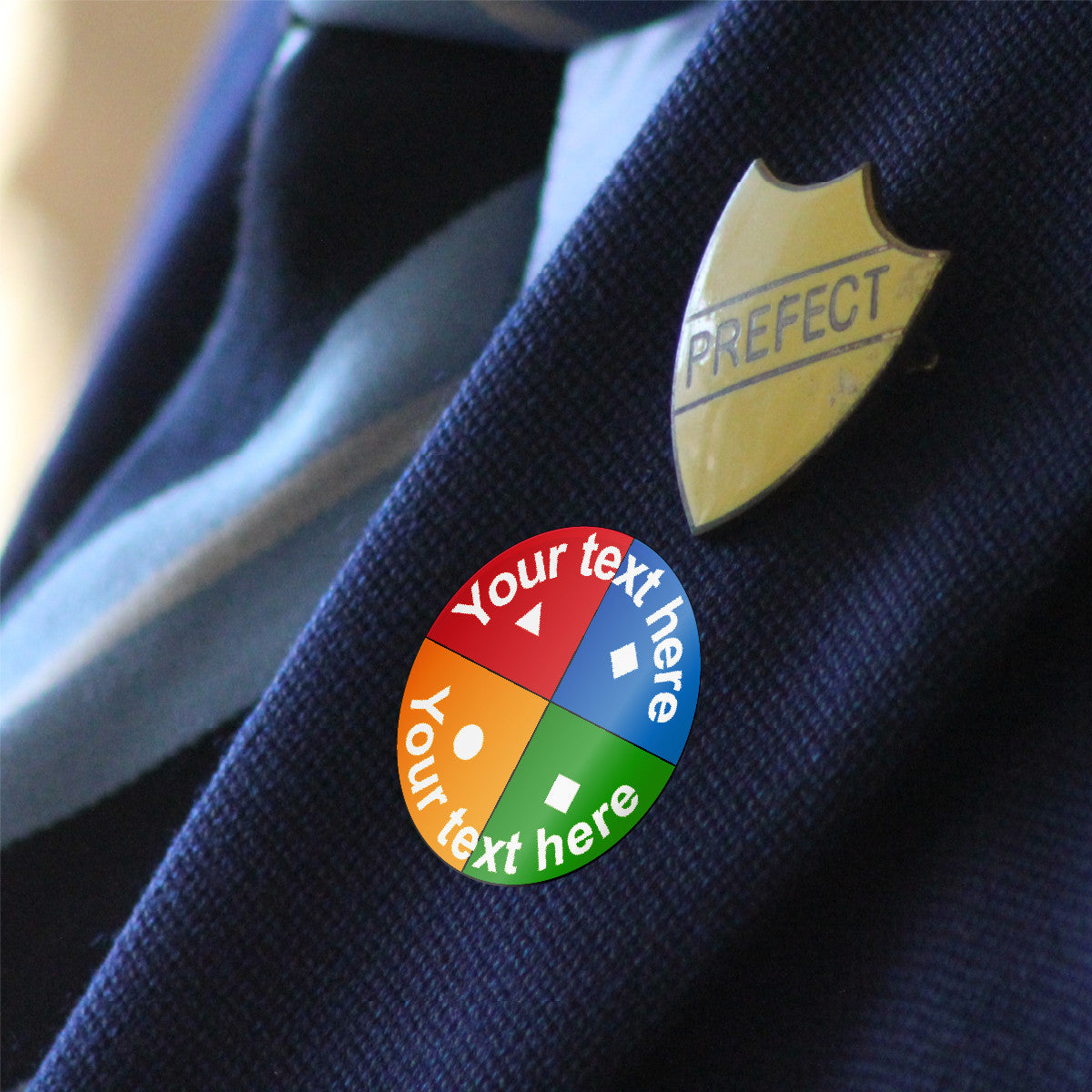 144 Personalised Quiz Colours & Shapes 30mm Reward Stickers for School Teachers, Parents and Nursery