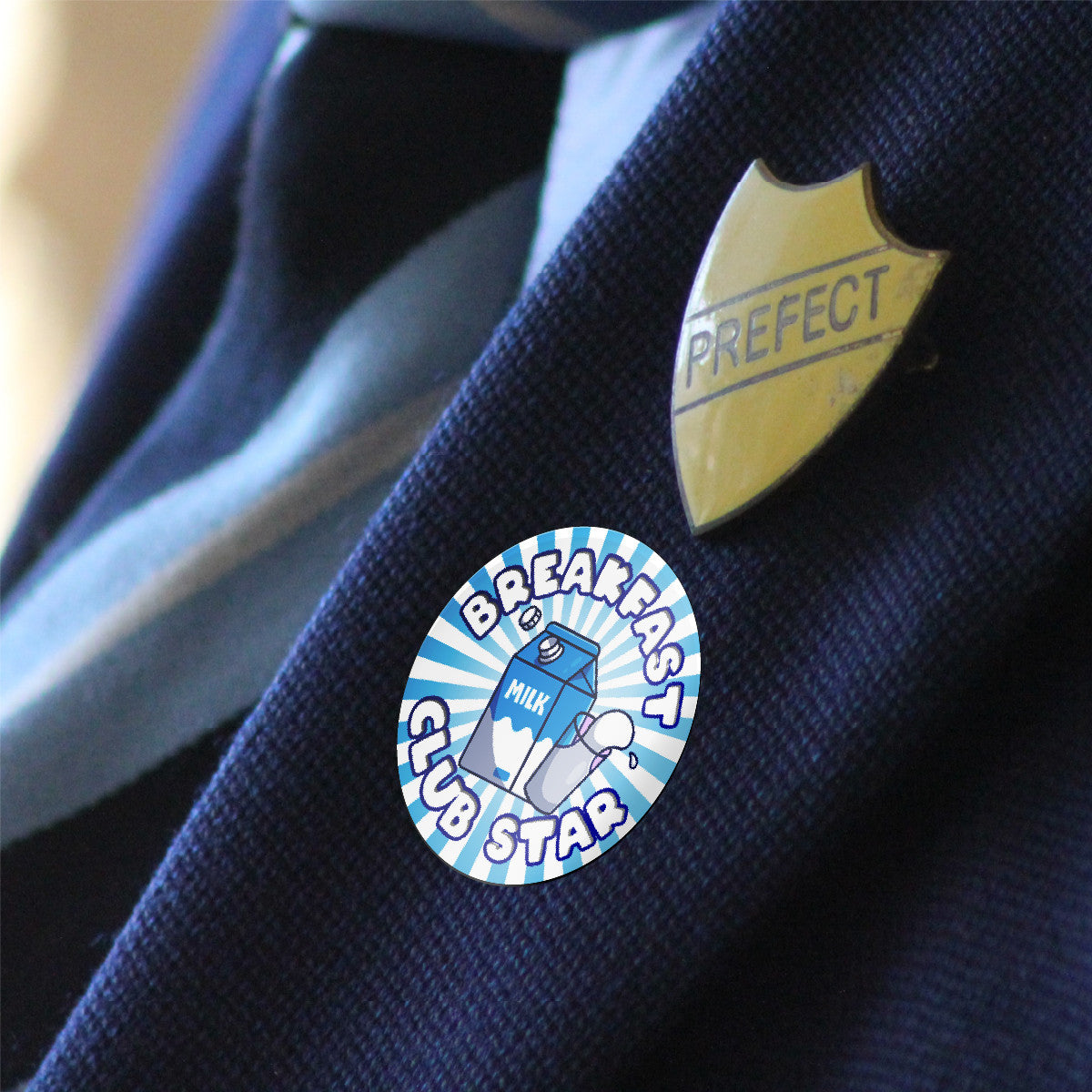 144 Breakfast Club Star 30 mm Reward Stickers for Teachers, Parents and Party Bags