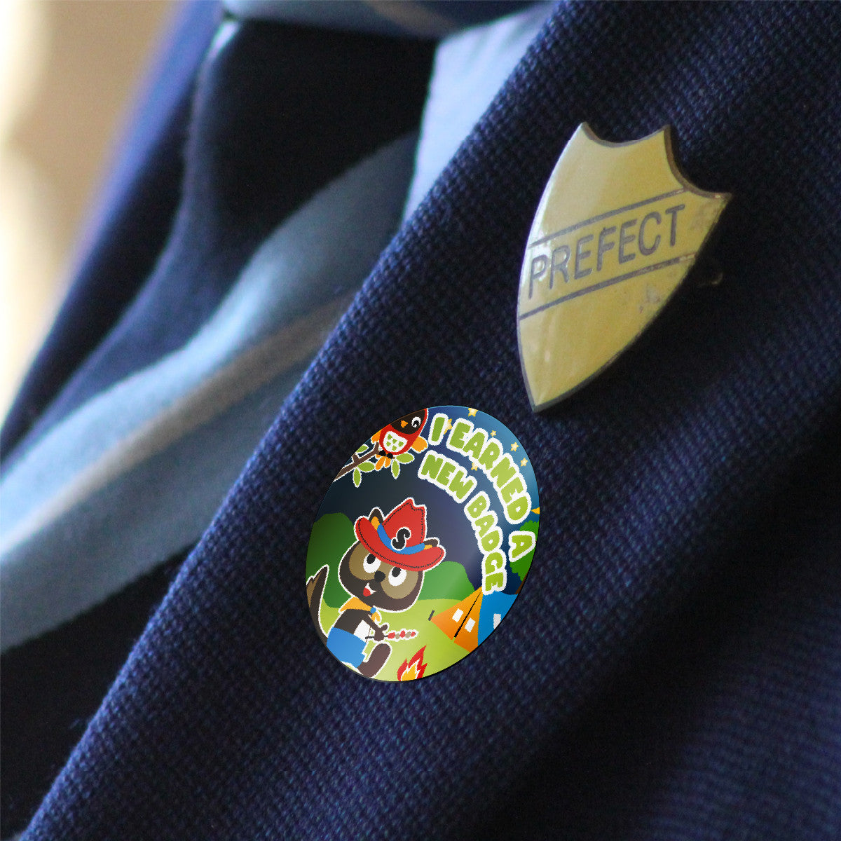 Animal Scouts Badge Stickers - 30mm - Glossy Reward Stickers