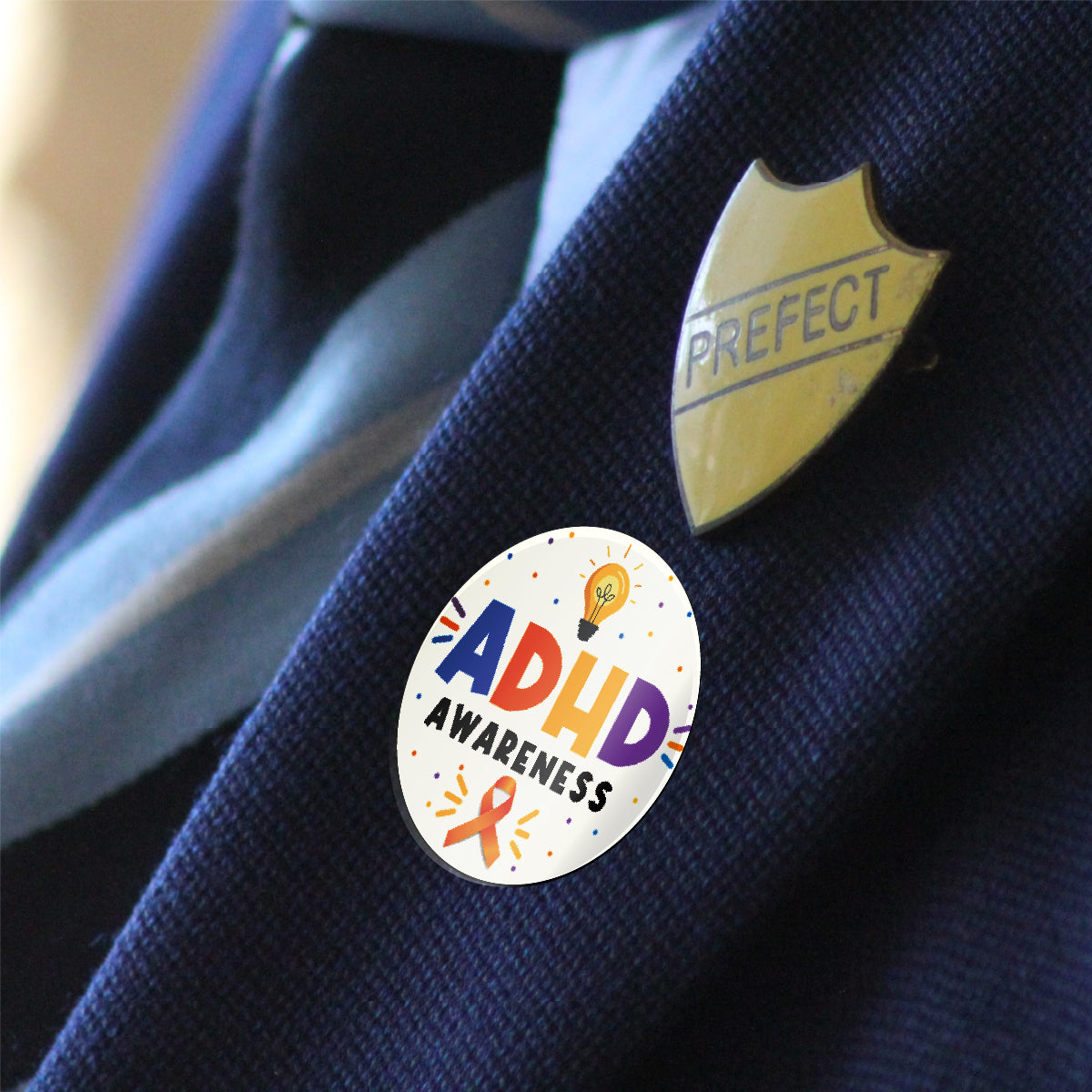 144 ADHD Awareness Stickers - 30mm - Glossy Reward Stickers for Teachers & Parents