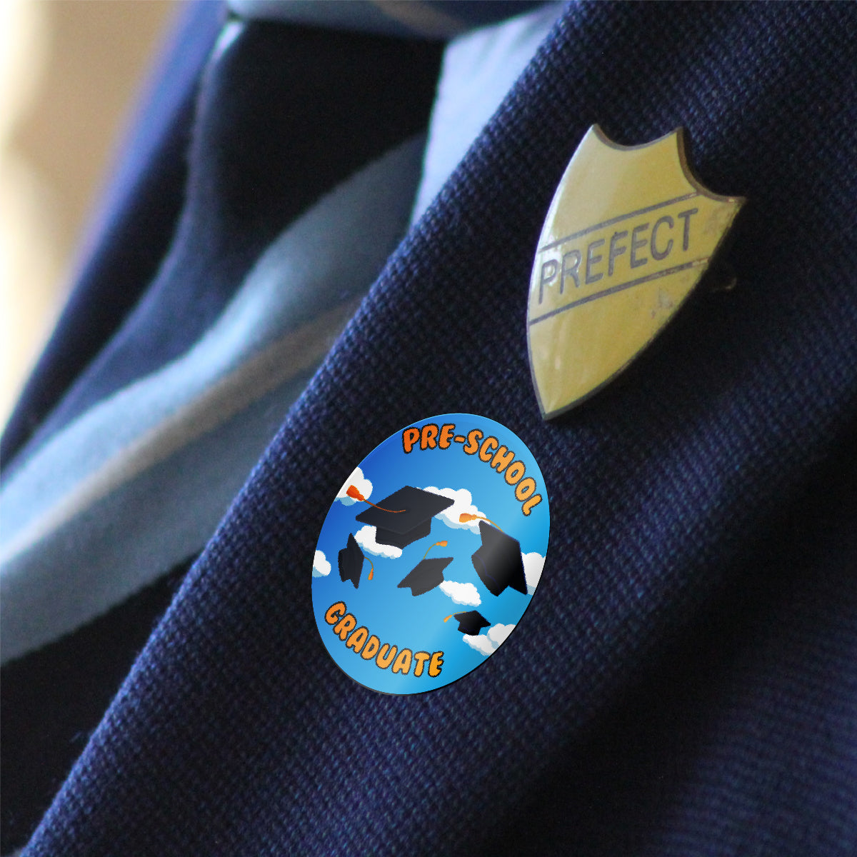 144 Pre-school Graduate 30mm Reward Stickers for School Teachers, Parents, Nursery, Pre-school