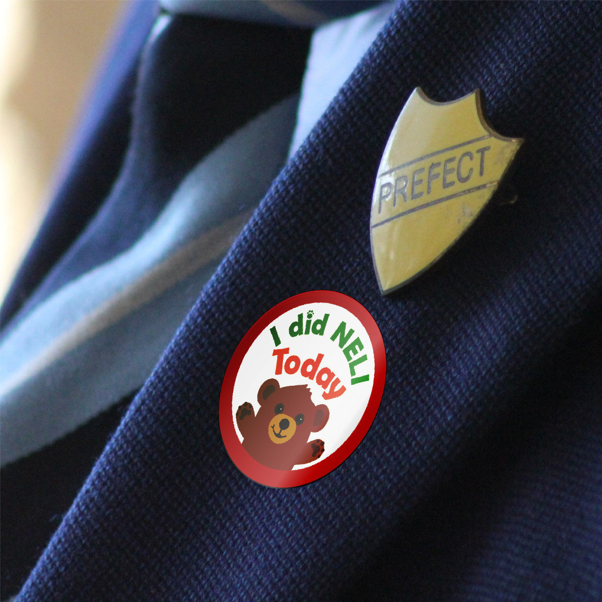 Sticker Stocker - 144 I did NELI today - 30mm - Glossy Reward Literacy Stickers for Teachers & Parents