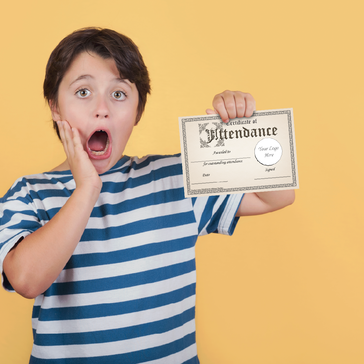 Personalised Certificate of Attendance award certificates for school teachers, 250gsm A5 silk finish Photo Paper