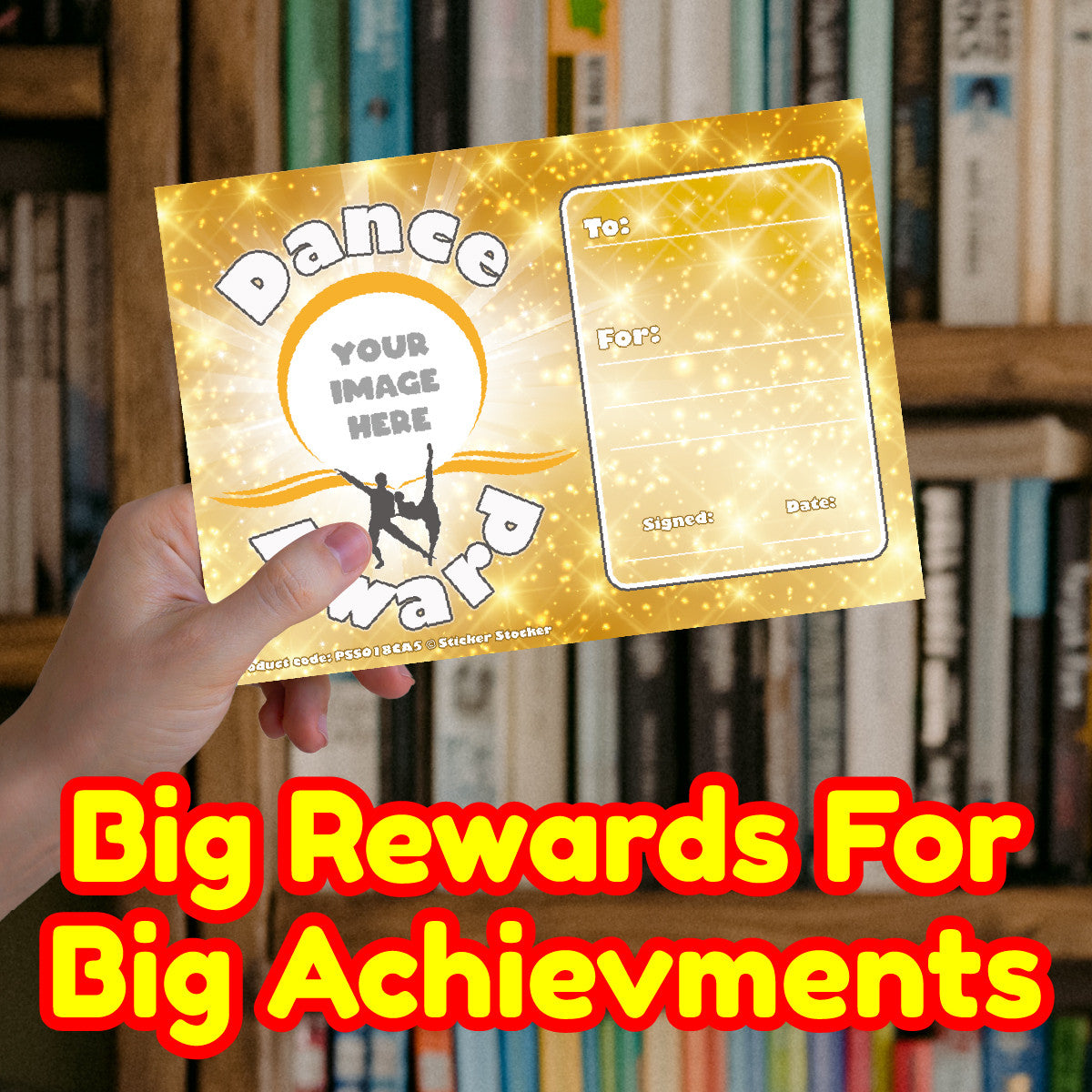 Personalised Ballet Dance Award certificates for school teachers, 250gsm A5 silk finish Photo Paper