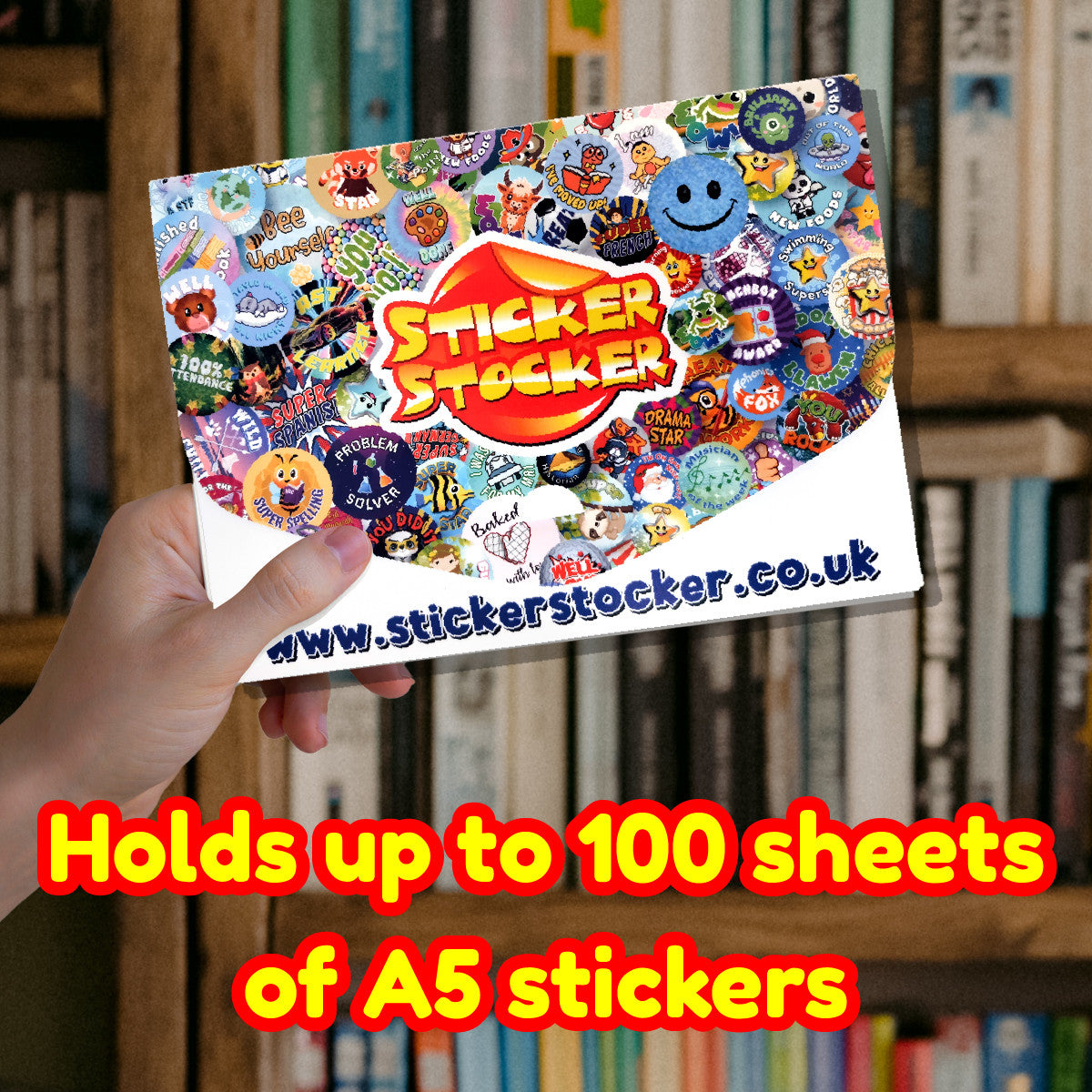 Sticker Stocker - My Sticker Folder storage box file for school teachers and collectors