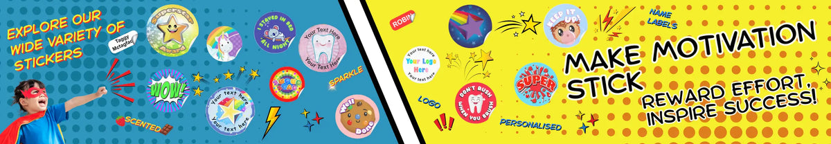 Sticker Stocker, stickers and rewards for BIG achievements