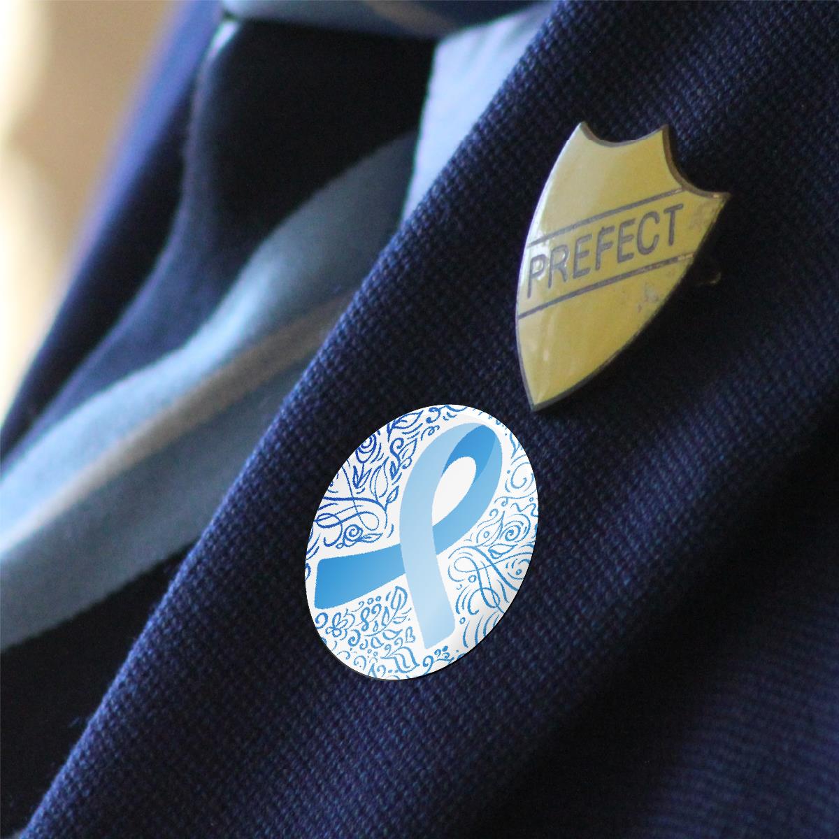 144 Prostate Cancer Awareness 30mm Stickers for Support, Awareness