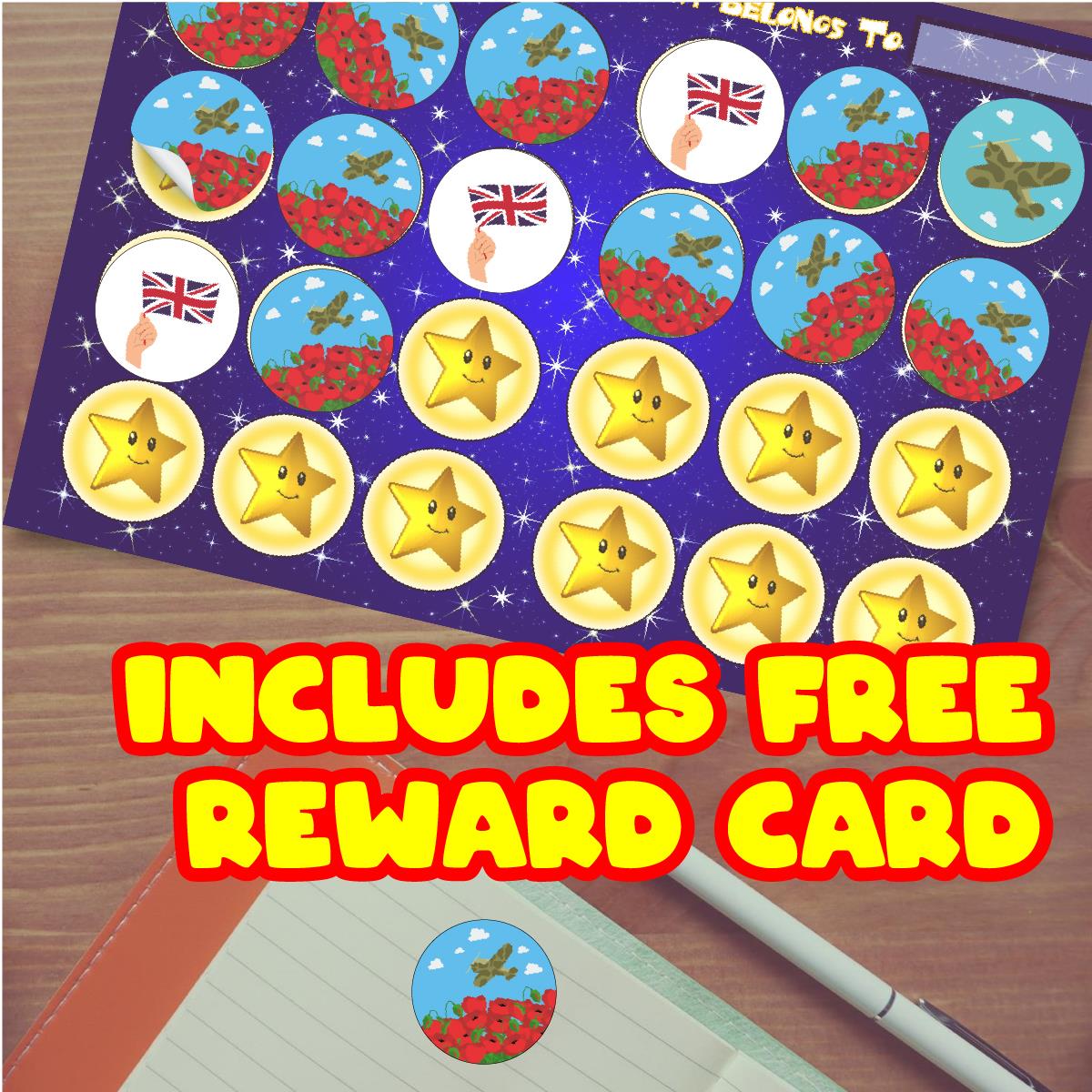 144 British History 30mm Reward Stickers for School Teachers, Parents and Nursery