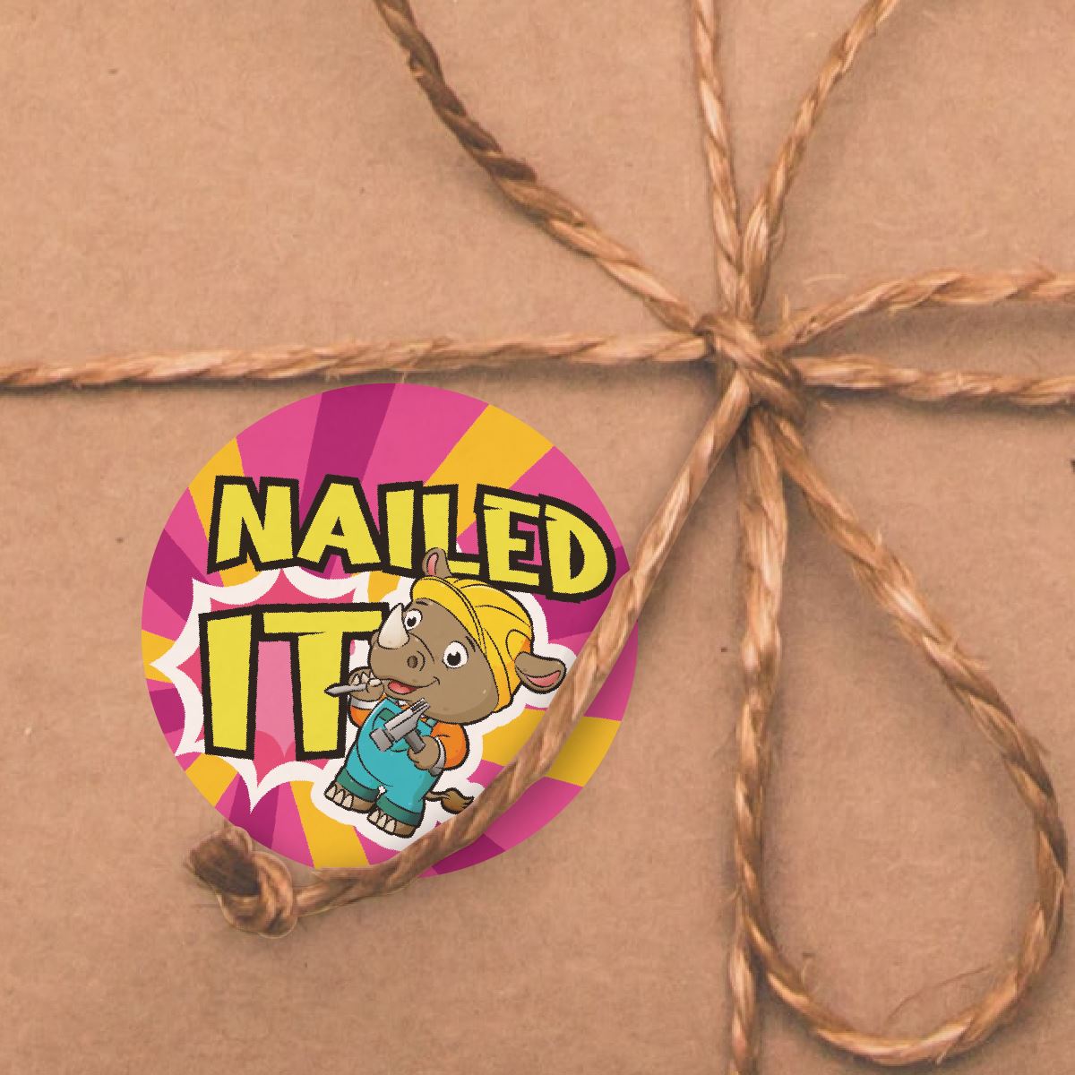 144 Animal Friends Stickers - 30mm Glossy Reward Stickers for Teachers & Parents