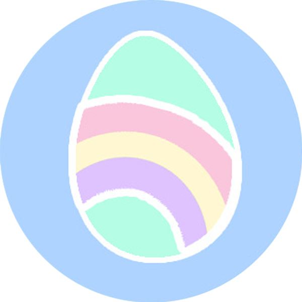 144 Easter Eggs 30mm Reward Stickers for Teachers, Parents and Spring Party Bags