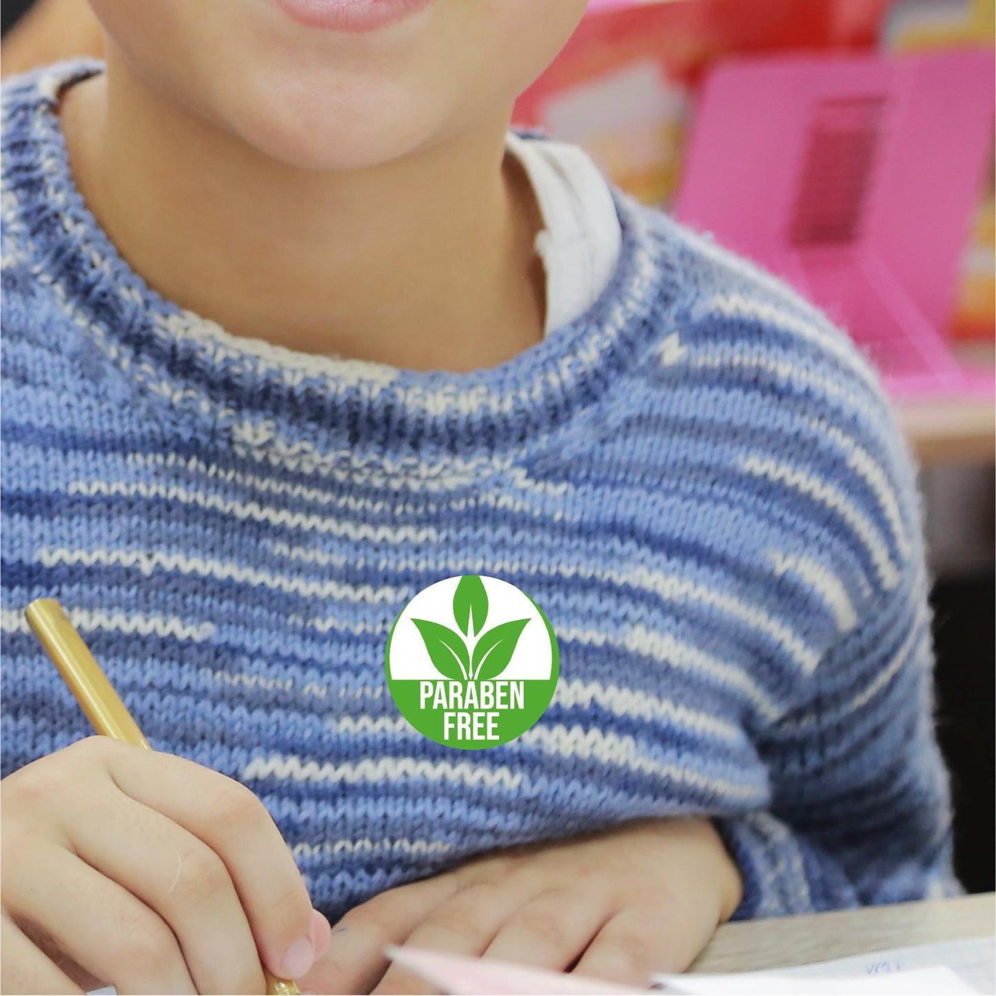 144 Paraben Free Ingredients 30mm Glossy Stickers Product Gift Packaging Seal Labels