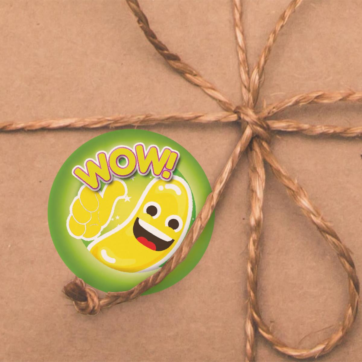 120 Cool Beans Jellybean Scented  30mm Reward Stickers for Teachers, Parents and Party Bags